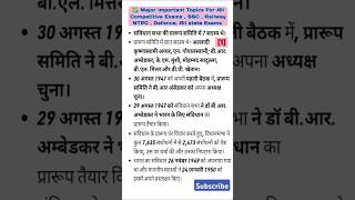 संविधान सभा में सदस्यों की संख्या और इसकी स्थापना कब और किसने की, #sscexams2024 #rrbntpcexam2024