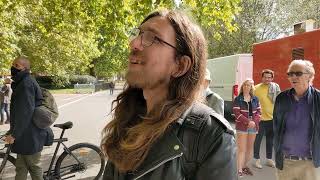 (1) Cowboy Preacher - Encourage Atheists - Speakers Corner Hyde Park London 18-9-2022.