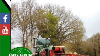 Fendt 716 | Vanderstad 8 rangs trainé | Semis Maïs [Nikon]