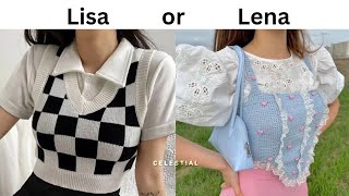 Lisa or Lena💌🎀 #18 | Cute Tops, Footwear , Accesories & Food