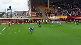 motherwell v rangers build up atmosphere 18/03/23