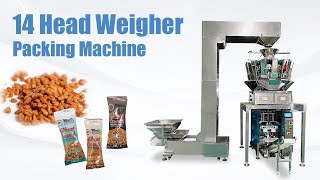 14 Head Multihead Weigher Packing Machine Super Efficient VFFS Machine | Best Food Packing Solution