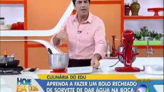 Aprenda a fazer um delicioso bolo de sorvete #Receitas