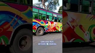 SANJANA Bus Mysore to MMHills #shorts #viral #india #mysore #bus #privatebus  #busdriving #mmhills