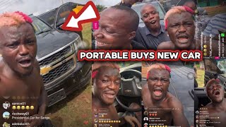 Portable Buys Most Expensive Car in Nigeria😂 Watch His Car Unveiling🤣⛔️