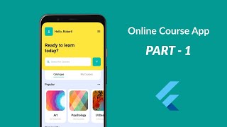 Flutter UI - Online Course App - Part 1 - Protorix Code - #flutter