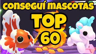 CONSEGUÍ MASCOTAS DE TOP 60 MUY FACIL EN ADOPT ME roblox