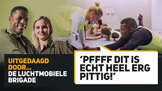 Tot het gaatje tijdens de sporttest | Uitgedaagd door: Luchtmobiele Brigade | #1