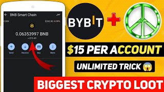 🔥 15$ Instant In Trust Wallet 😜 Peace Network Loot 🤩 Bybit Mantle Sale