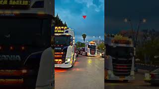 Scania super V8 truck exterior  #scania 650 heavy trailer interior❤  Eroupe truck❤✨✨#beautiful #truc