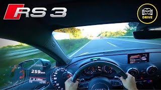 AUDI RS3 on AUTOBAHN