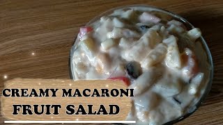 CREAMY FRUIT MACARONI SALAD | Chesca Special Treats