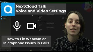 ServerMatter Tutorial - How to Change Voice and Video Settings in NextCloud Talk