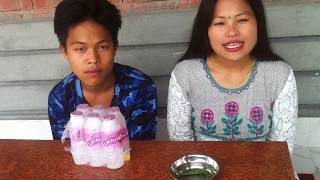 Lichi Juice Drinking Challenge With Brother