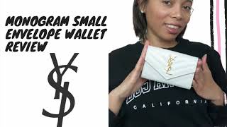 YSL Small Monogramme Grain de Poudre Envelope Wallet Review