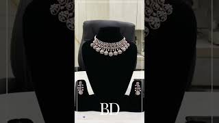 Bridal Chokar necklace Latest diamond choker necklace￼￼