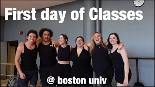 First Day of Classes as an Acting Major @ boston univ | JUNIOR YEAR