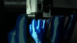 Printing a GOTCHA HAND in silk BLUE filament! MUST SEE 👀