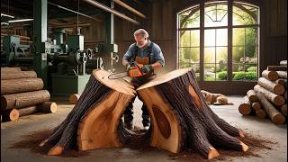 Turning Worthless Tree Stump into Priceless Coffee Tables// Breathe New Life into Old Tree Roots