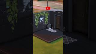 Let's Build a  BLACK BEDROOM \\ Stop Motion Room Builds \\ #sims4 #sims4cc #thesims