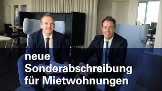 neue Sonderabschreibung für Mietwohnungen | deimel FACHGESPRÄCH