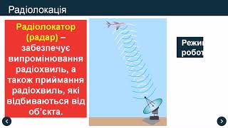 Фізичні основи сучасних бездротових засобів зв'язку. Радіолокація