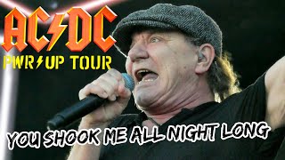 AC/DC - YOU SHOOK ME ALL NIGHT LONG - Stuttgart 17.07.2024 ("POWER UP-Tour")