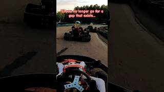 If you no longer go for a gap that exists©️ #kartracing #onboard #highlights  #racing