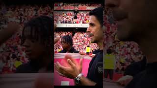 arteta emotional 😭 speech 😂#epl #arsenal #arteta #mancity #shorts #vdjcolloh