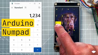 Arduino Numpad Display Project (tutorial beginners, Arduino Leonardo, Nextion Intelligent Display)