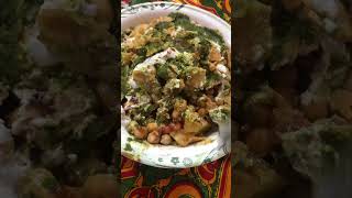 Do You Want this recipe 😋 Homemade Chaana Chaat #homemade #chole #chaat #shortsvideo