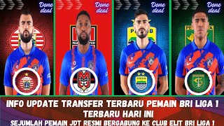 Info Update Transfer Terbaru.!! Pemain BRI Liga 1 Terbaru Hari Ini - pemain JDT resmi ke club Liga 1