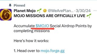 Planet Mojo Social AirDrop 💰Reward ~ MOJO Token 🤑