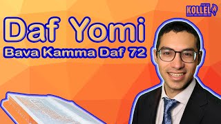 Daf Yomi Bava Kamma - Daf 72 with Rabbi Dovid Yehudah Rimmer