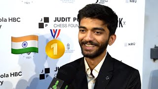 Gukesh's Interview After Winning Gold 🥇 For India at 2024 Chess Olympiad