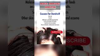 Cause of dandruff | cause of dandruff in scalp | cause of dandruff and itchy scalp #healthshort