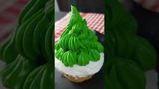 Christmas tree Cup cake  #art  #shorts