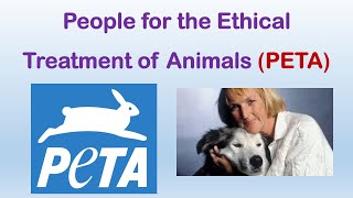 People for the Ethical Treatment of Animals #PETA