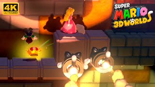 Super Mario 3D World + Bowser's Fury (3 PLAYERS) - Searchlight Sneak & World 5-7 (4K 60FPS)