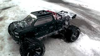 ARRMA BIG ROCK 4S BACKYARD SNOW BASH