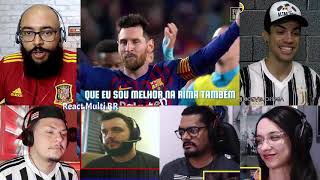 React Multi - Messi vs Cristiano Ronaldo | BATALHA DE RAP ( FutRap / FutParódias )