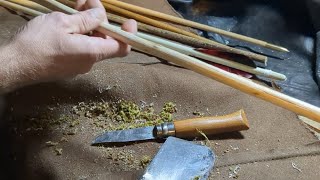 Making Hazel Arrows - Kyudo Style