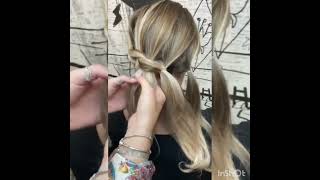 How to - Simple updo hairstyle 🌺 great for weddings, partys and festivals.