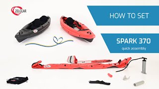 Quick assembly of Zelgear Spark 370 kayak / Швидка збірка байдарки Spark 370