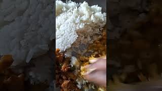 Eat in 15 Seconds Dal Rice with Pakoda #4619