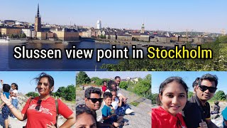 Sweden Location to view the beauty of Stockholm city😎😍|Slussen view point |Sweden vlog|day in life