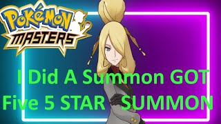 First time in Pokemon Masters I've got five 5⭐️summon