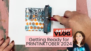 Artist Vlog 70: Getting Ready for PrintInktober (Inktober Variation) 2024