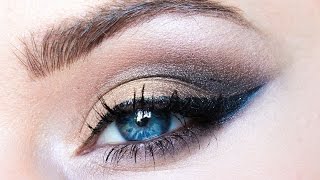 Shimmery Gold & Brown Makeup tutorial | Affiliate for Sigma!