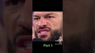 Roman Reigns talking and getting mad at Adam Pearce part 1 ￼